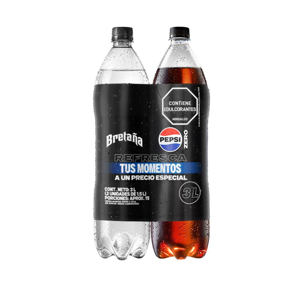 Soda BRETANA  + Pepsi zero (3000  ml) img #1