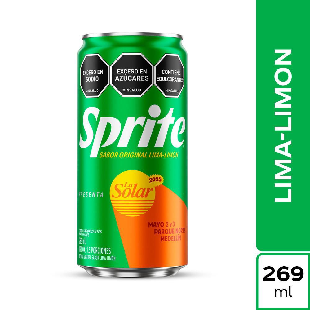 Gaseosa SPRITE lima limón (269  ml) img #1