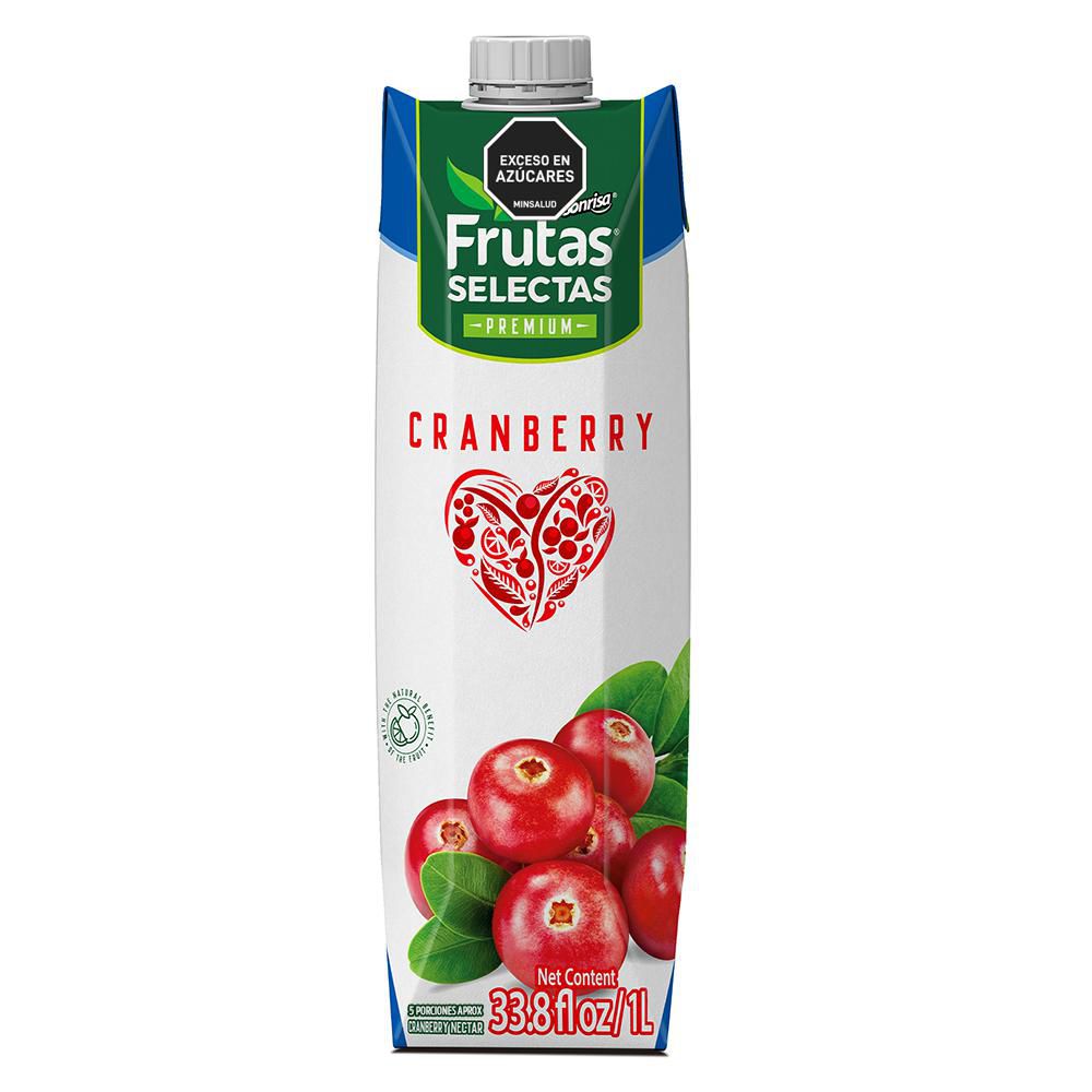 Jugo de arándanos SONRISA FRUTAS SELEC MAR EXCLU tetra pack (1000  ml) img #1