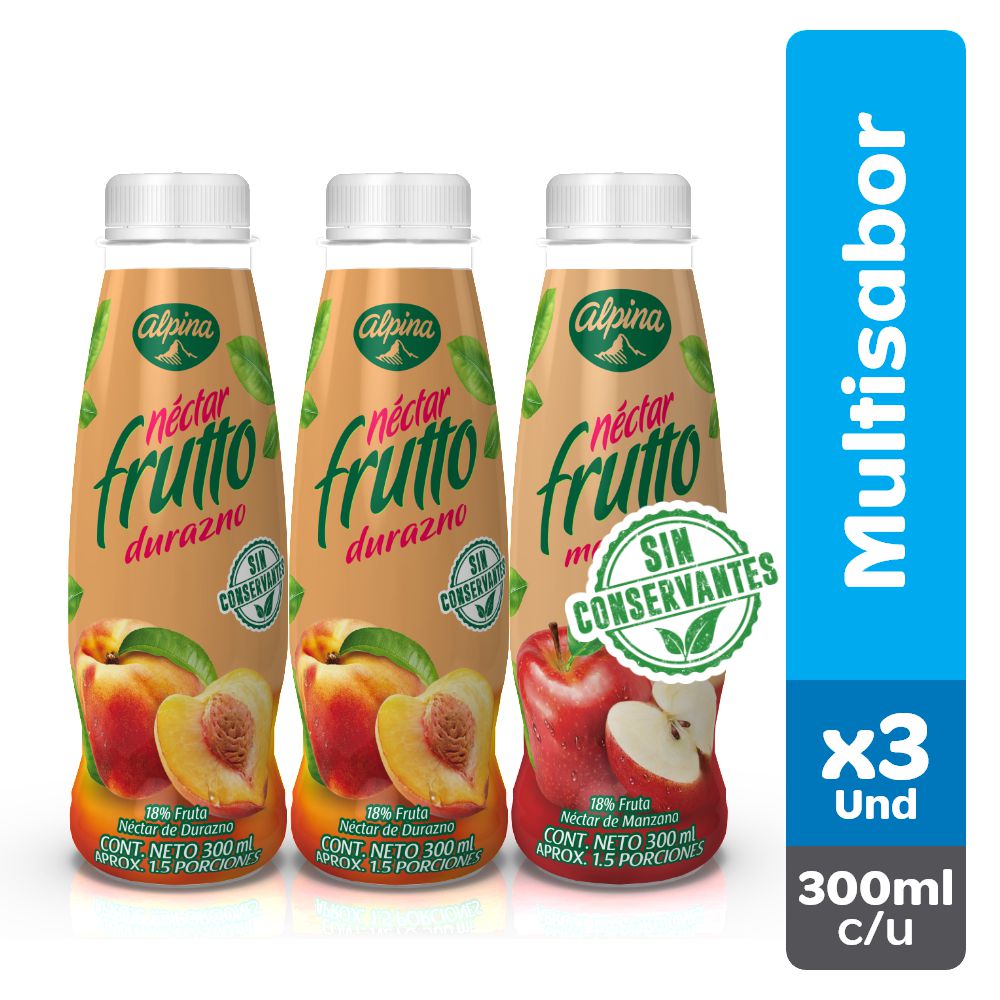 Néctar FRUTTO surtido botella x3und (900  ml) img #1