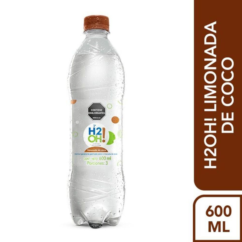 Bebida gasificada H2O limonada de coco (600  ml) img #1