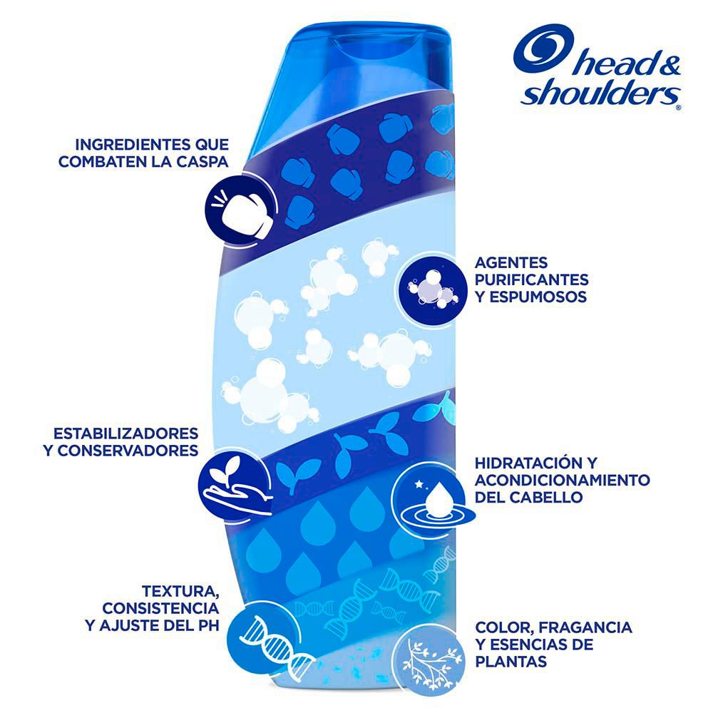 Shampoo H&S protección caída con cafeína (700  ml) img #11