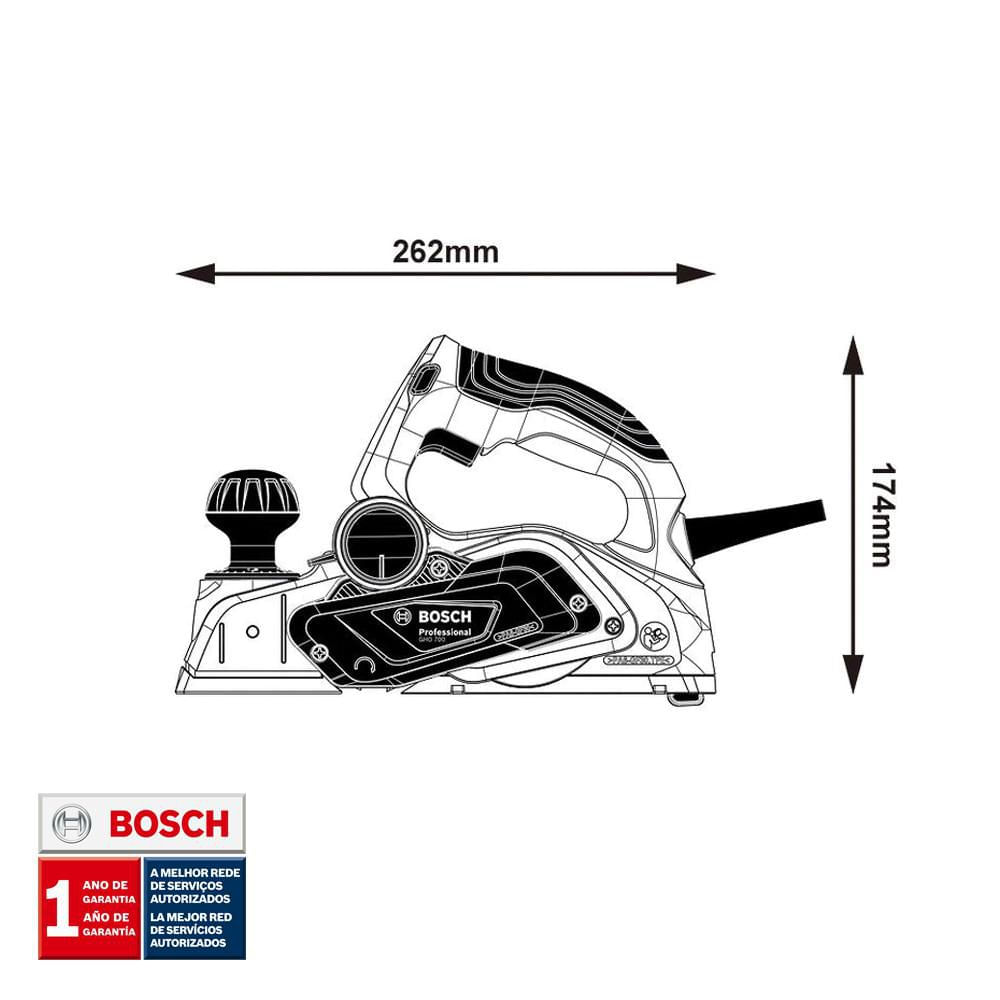 Cepillo Bosch GHO 700 BOSCH GHO 700 img #2