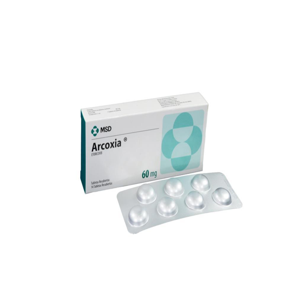 Arcoxia Etoricoxib 60Mg Tab Rec Oral Caj 14 Tab 1 U img #1