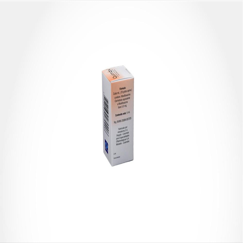 Quimox Moxifloxacina 5Mg/1Ml Sol Oftalmica Caj 1 Fra Got 5 Ml img #3