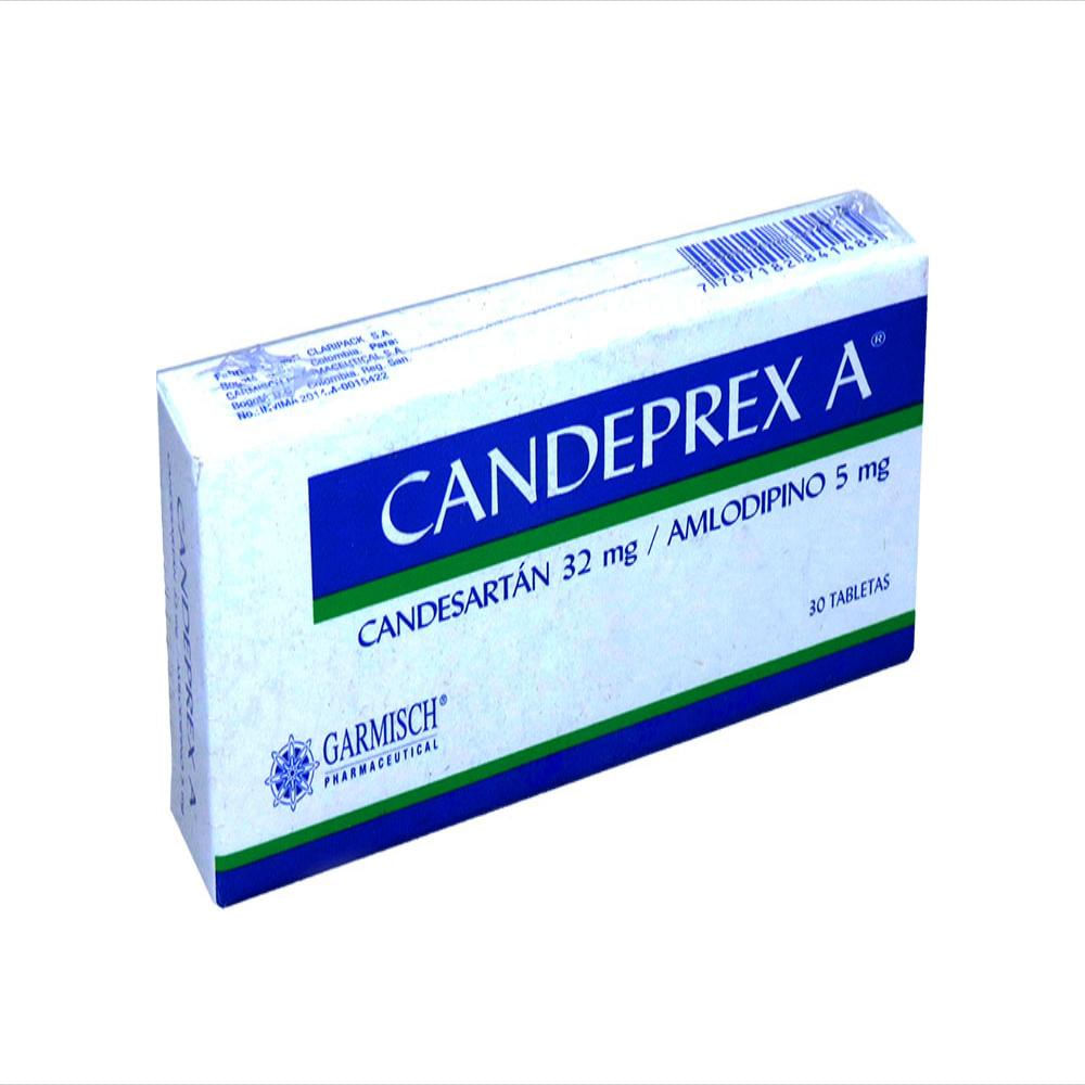 Candeprex A Besilato De Amlodipina 5Mg/Candesartan Cilexetilo 32Mg Tab Oral Caj 30 Tab 1 U img #2