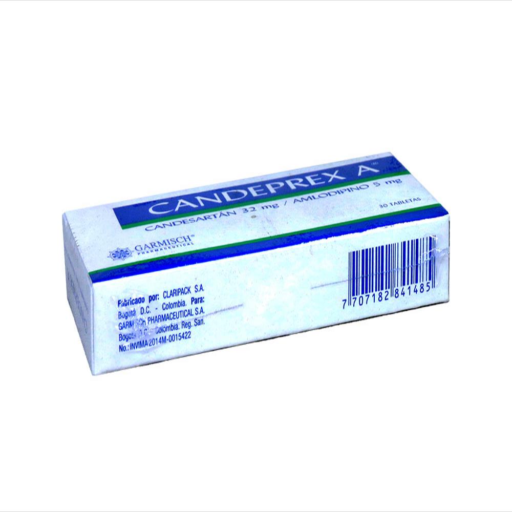 Candeprex A Besilato De Amlodipina 5Mg/Candesartan Cilexetilo 32Mg Tab Oral Caj 30 Tab 1 U img #3