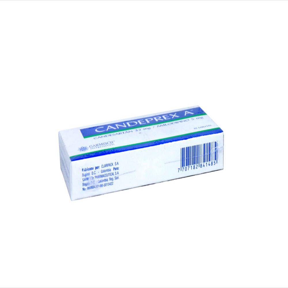 Candeprex A Besilato De Amlodipina 5Mg/Candesartan Cilexetilo 32Mg Tab Oral Caj 30 Tab 1 U img #4