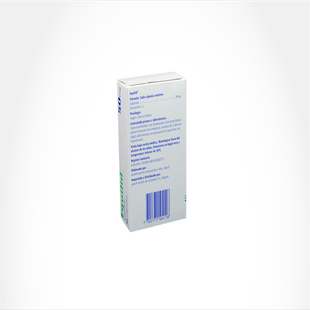 Equilid Sulpirida 50Mg Cap Dur Oral Caj 30 Cap 1 U img #2