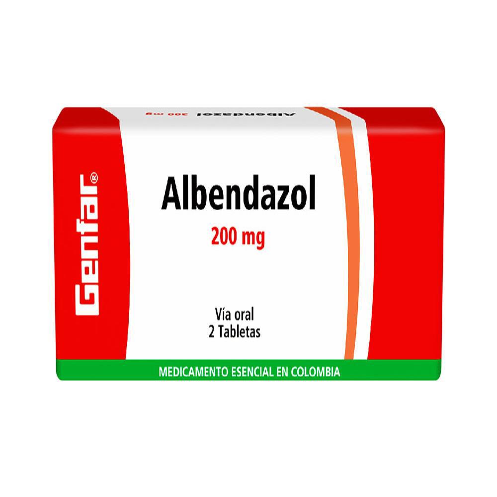 Albendazol Genfar Albendazol 200Mg Tab Oral Caj 2 Tab 1 U img #3