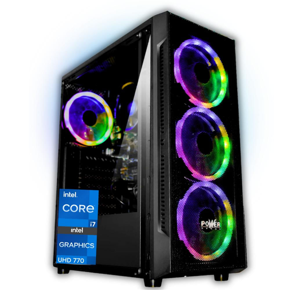 Torre Cpu Pc Gamer Intel Core I7 12700 Ram 32Gb Ddr4 Ssd 512Gb 350W img #1