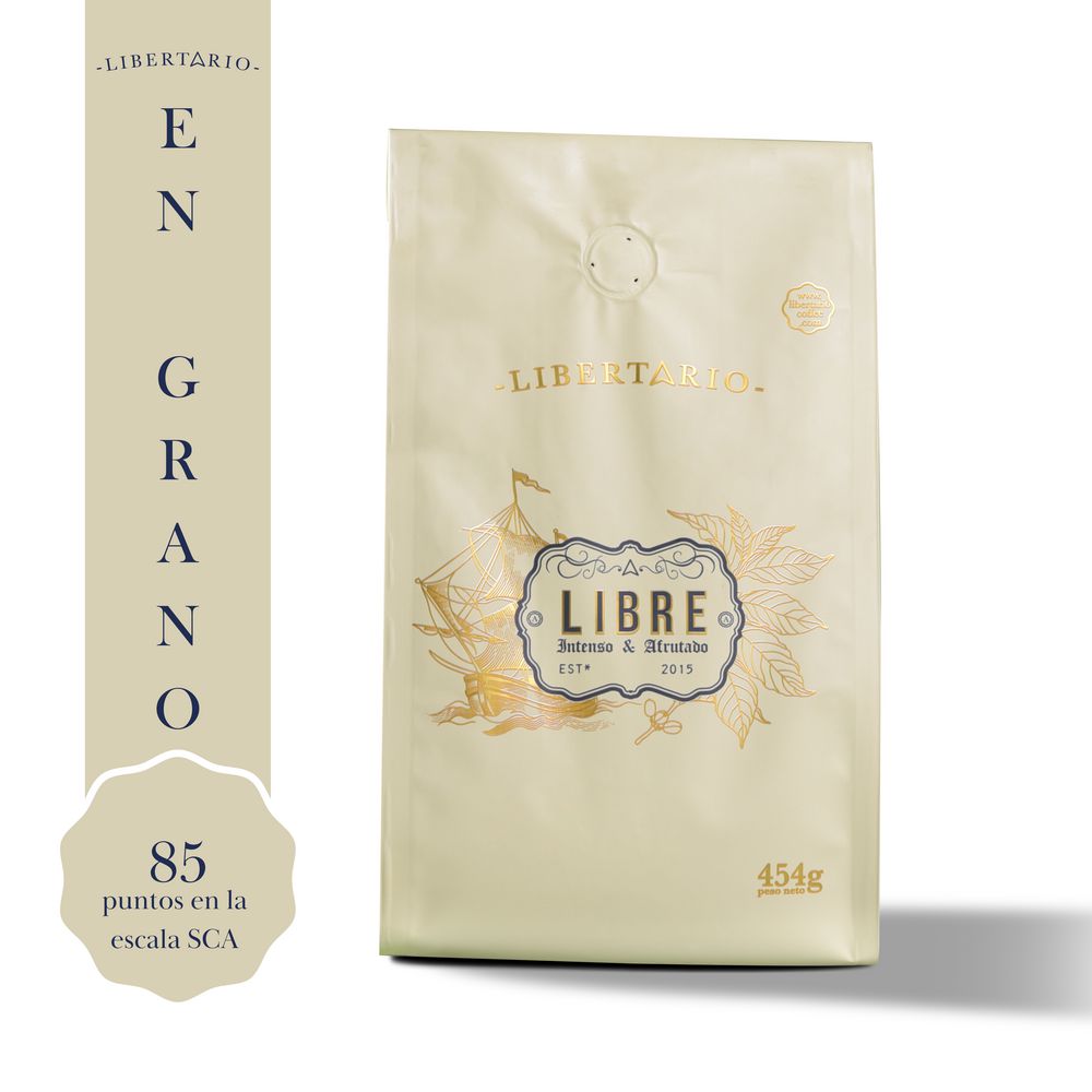 Café LIBERTARIO libre en grano (200  gr) img #1