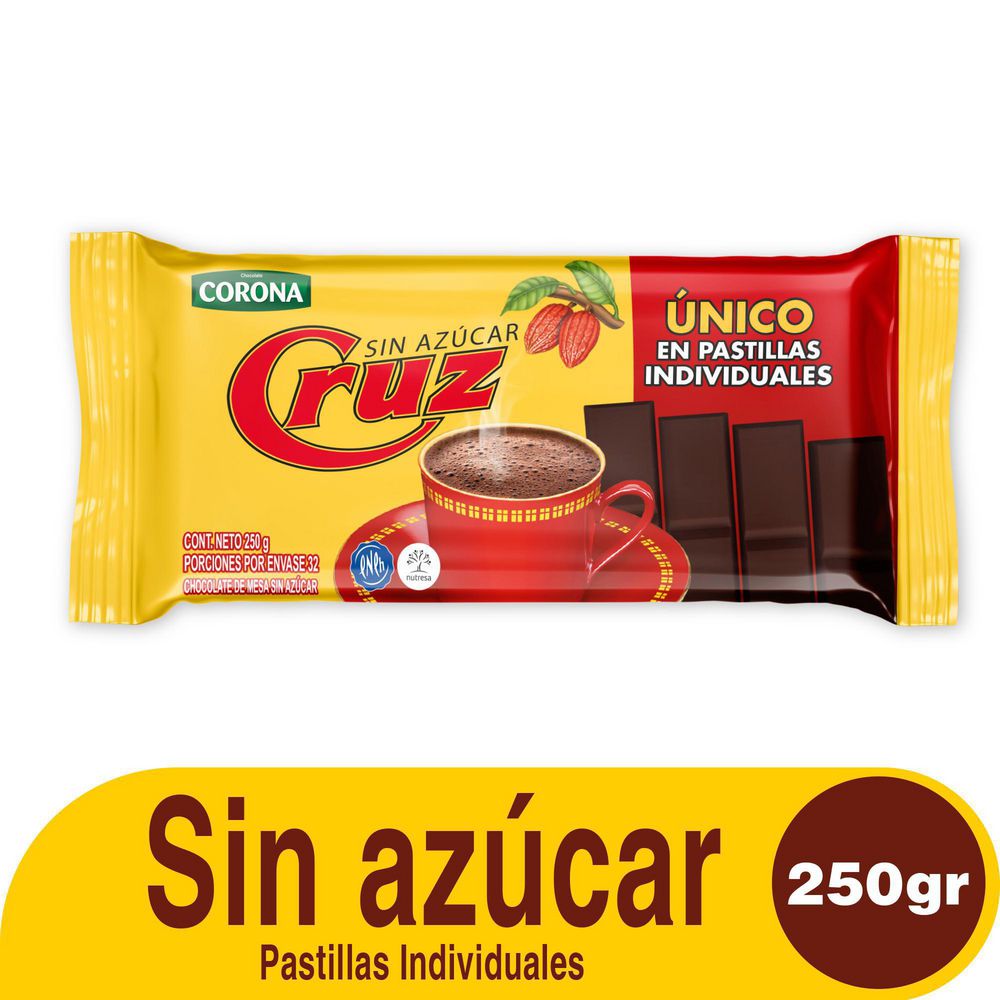 Chocolate CRUZ en barra (250  gr) img #1
