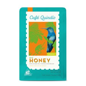 Café CAFE QUINDIO en grano, notas miel caramelo (250 gr)