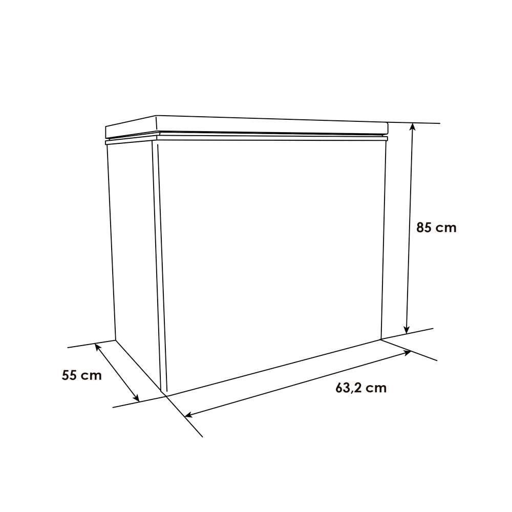 Congelador horizontal  142 l ABBA CHARS185B1 img #5