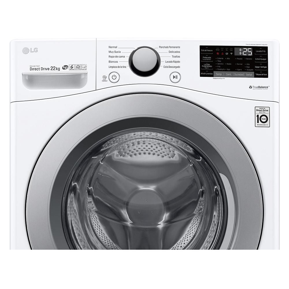 Lavadora LG Carga Frontal 22 kg (48lb) WM22WV26S. img #4