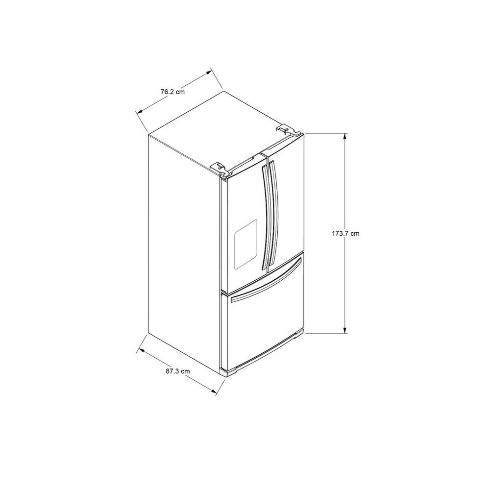 Nevecón WHIRLPOOL Tipo Europeo 549 Litros  WRF560SEHZ Acero Inoxidable img #8