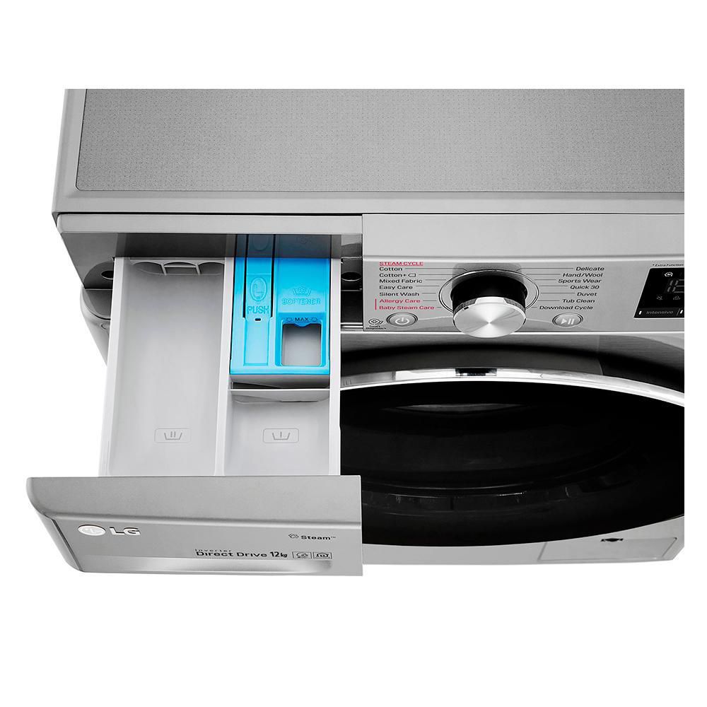 Lavadora LG Carga Frontal 12 kg (26 lb) WM12VVC4S6 img #4