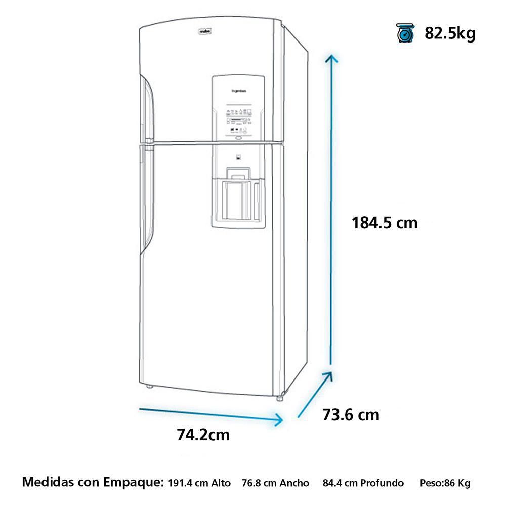 Nevera MABE No Frost  520 Litros  RMB520IWB img #5