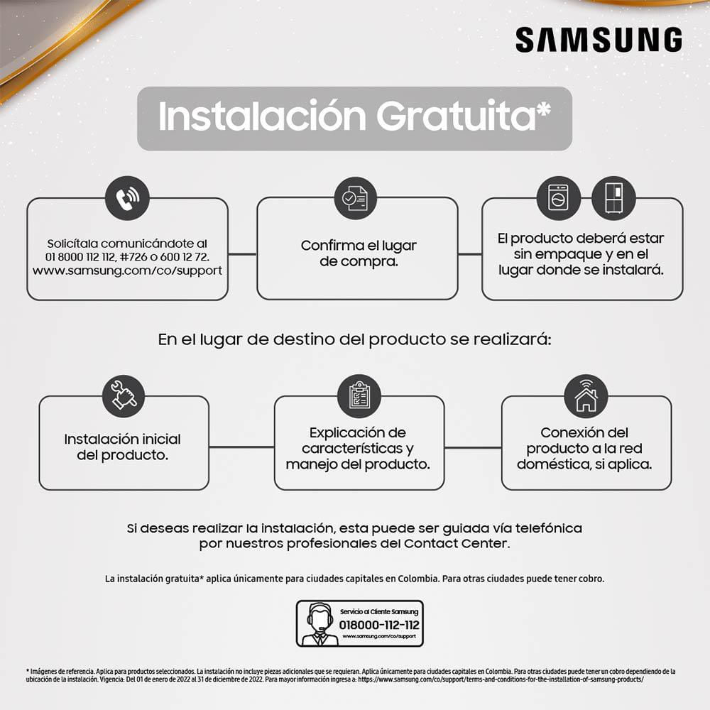 Lavadora SAMSUNG Carga Superior 22 kg (48lb) WA22A3354GV/CO img #2