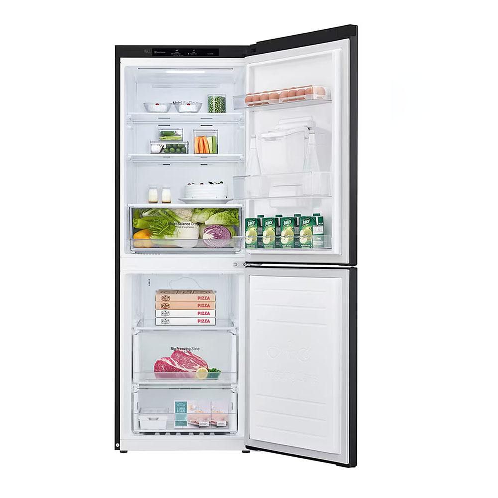Nevera LG No Frost Congelador Inferior 305L  GB33WPT.AMCCCLM NEGRO img #5