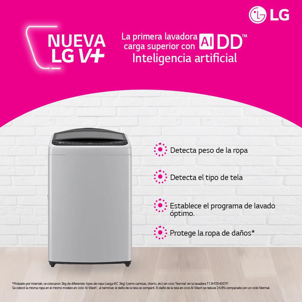 Lavadora LG Carga Superior 21 kg (46 lb) WT21DV6.AS img #2