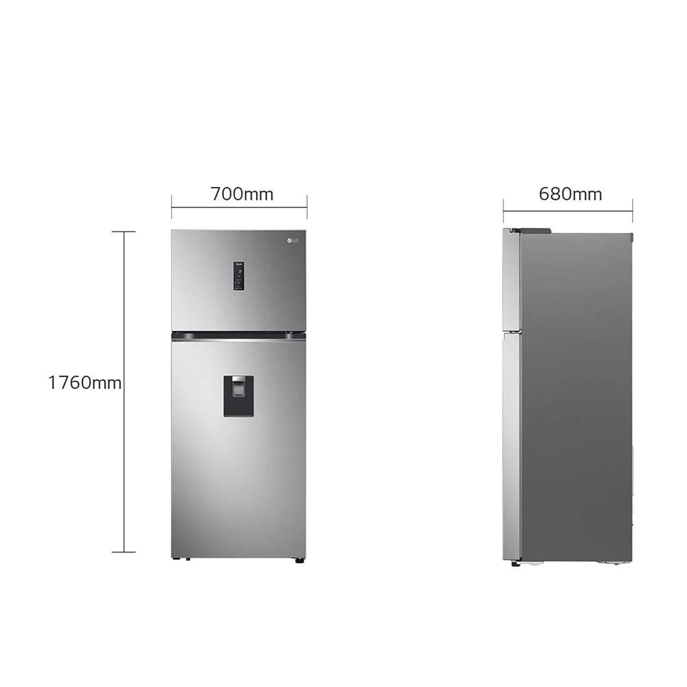 Nevera LG No Frost Congelador Superior 394 Litros  VT40AGPN.APZCCLM SILVER img #7