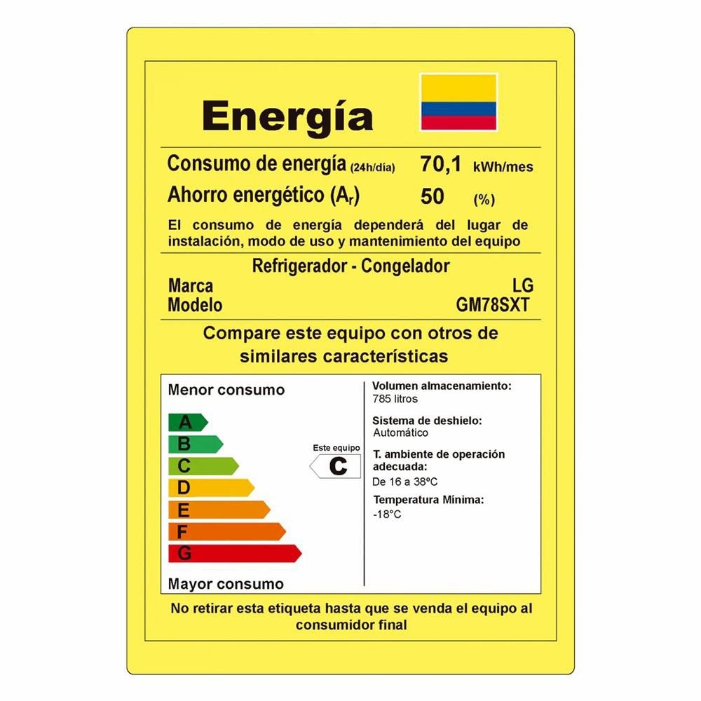 Nevecon LG Tipo Europeo 785 LTS  GM78SXT.AMCCCLM Negro img #8
