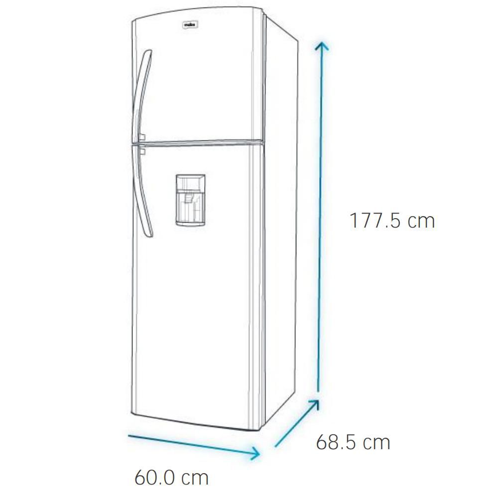 Nevera MABE  Congelador Superior 297 Litros Netos RMA313FBCG RMA313FBCG Grafito img #6
