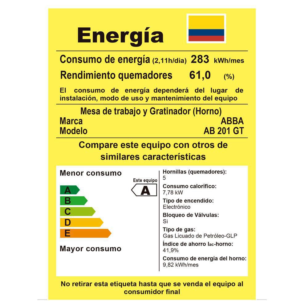 Estufa De Piso Gas propano ABBA  4 puestos AB2016 R img #6