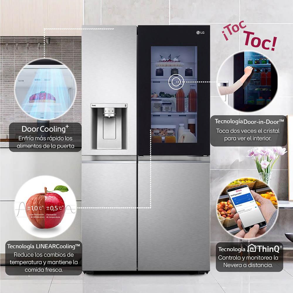 Nevecón LG Side By Side 637L  LS66SXSCA Silver img #2