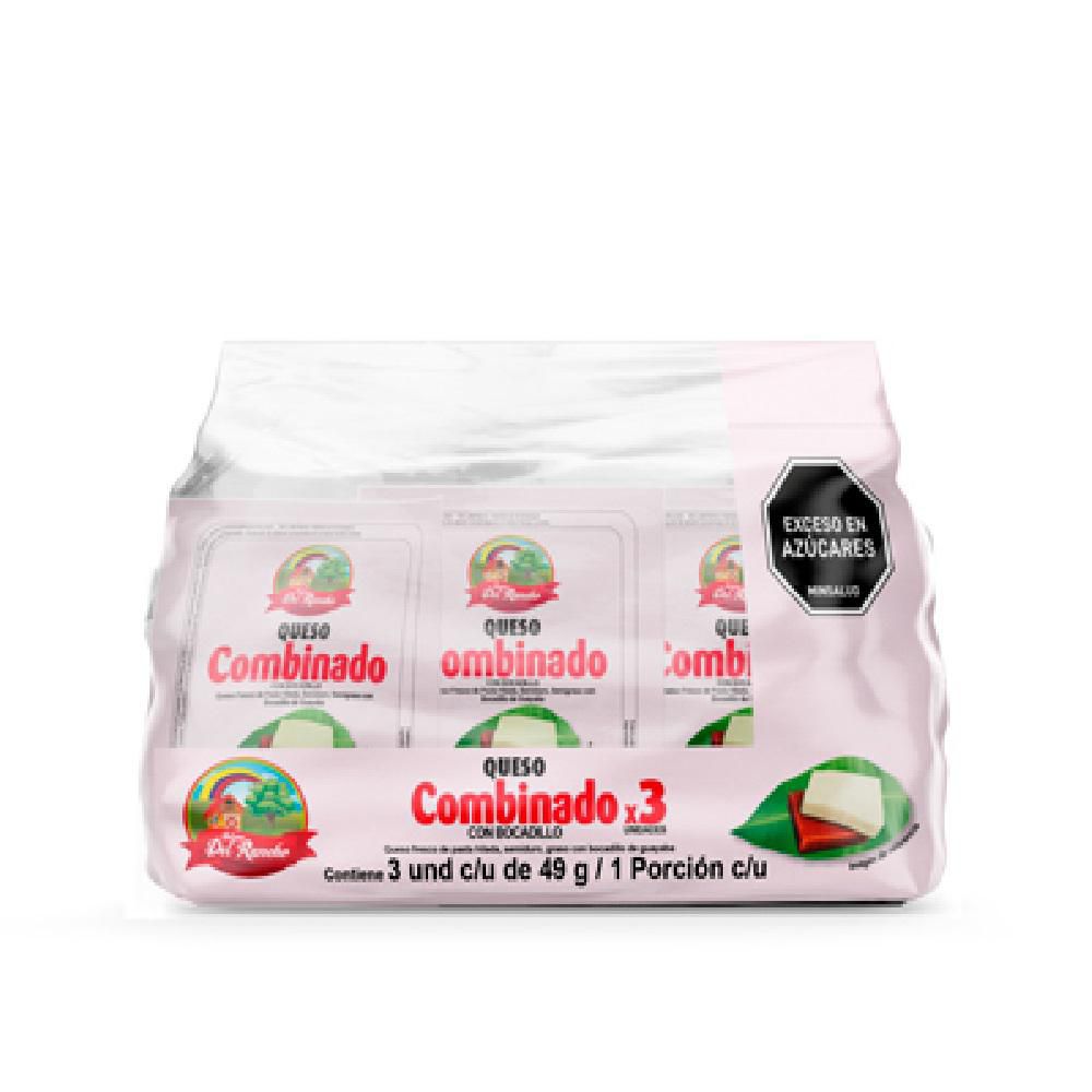 Queso DEL RANCHO Con Bocadillo x 3 Unid (157  gr) img #1