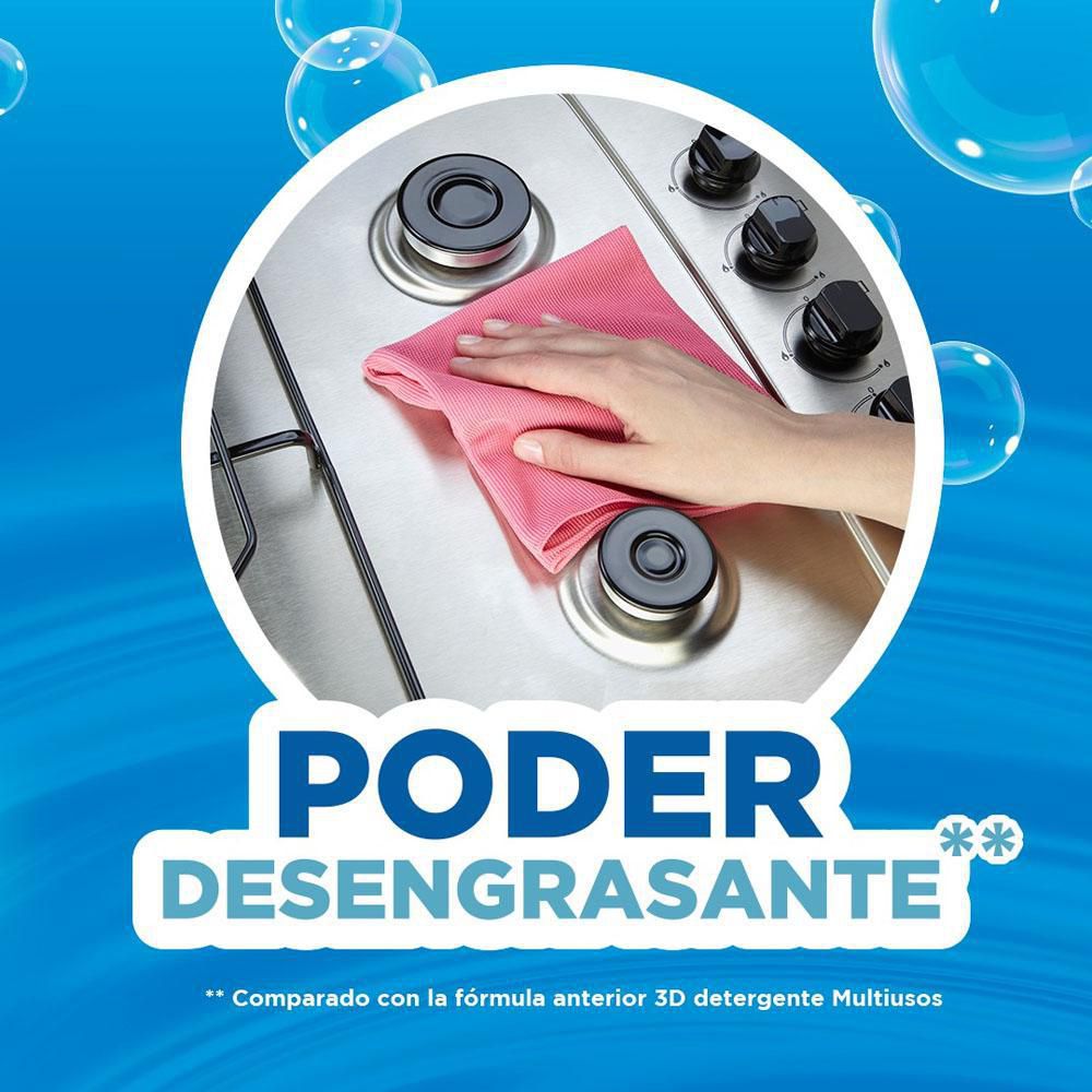 Detergente en polvo 3D multiusos bicarbonato + aloe vera (3000  gr) img #2