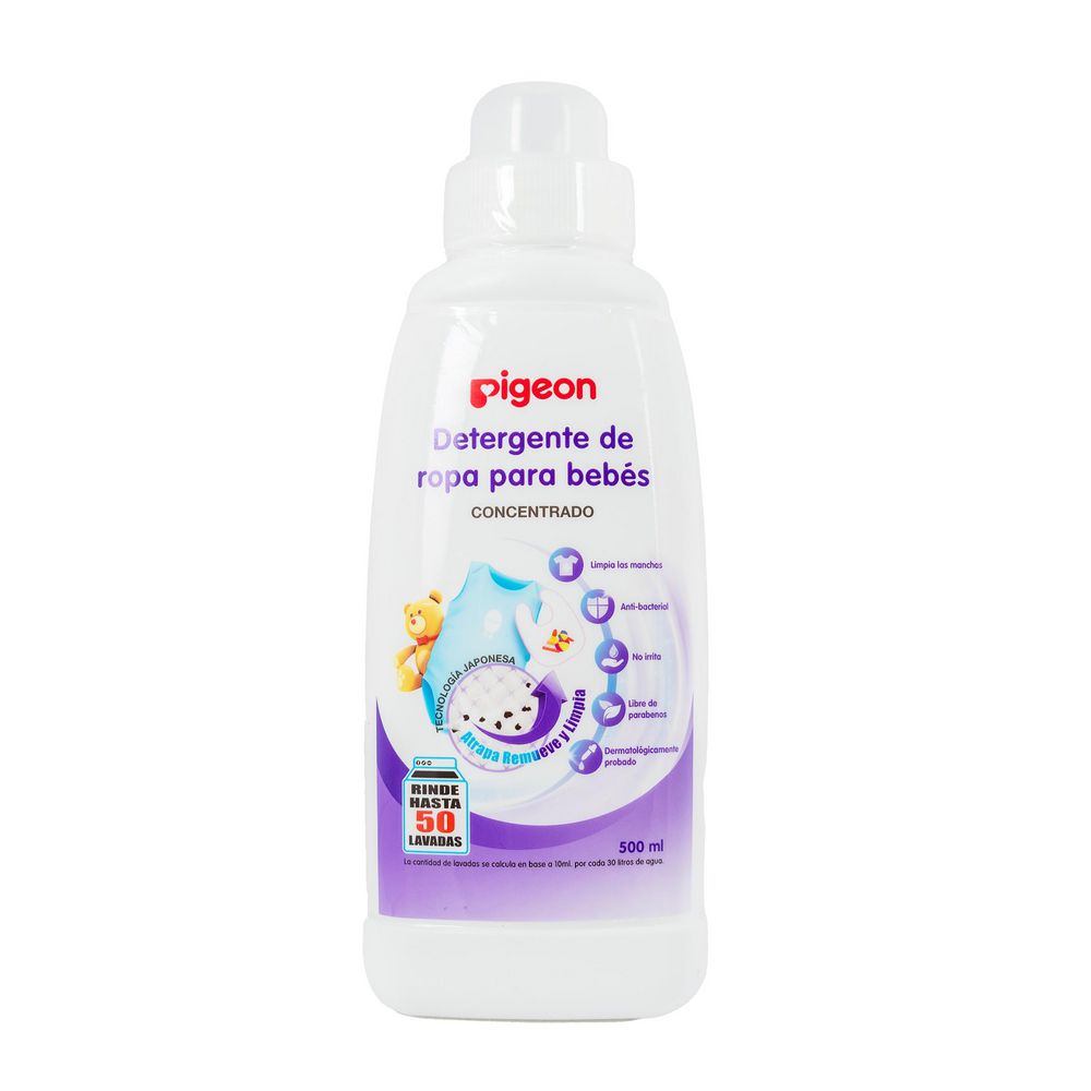 Detergente líquido PIGEON para ropa de bebé (500  ml) img #1