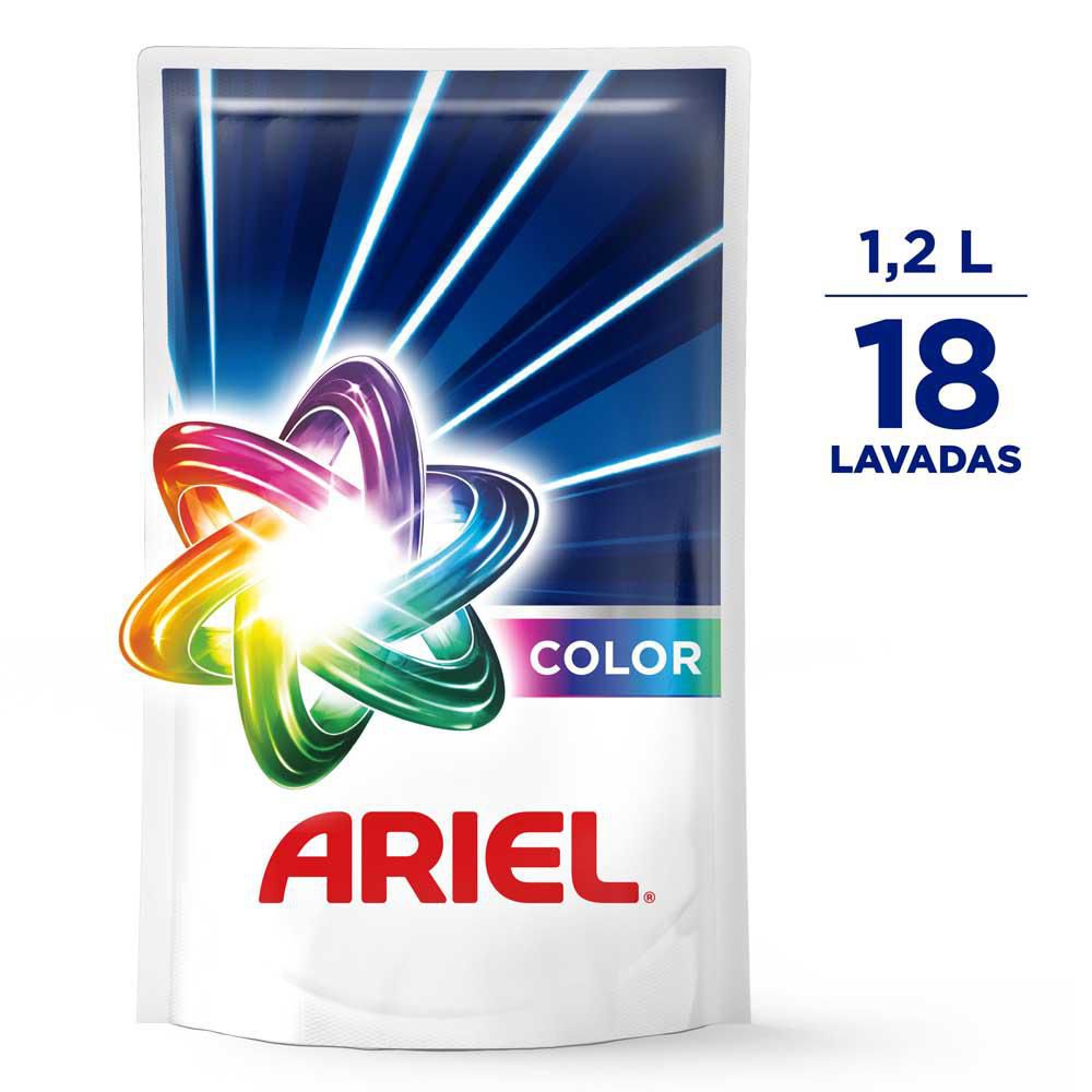 Detergente líquido ARIEL remueve manchas y cuida el color (1200  ml) img #1