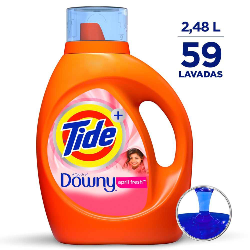 Detergente líquido TIDE april fresh (2480  ml) img #1