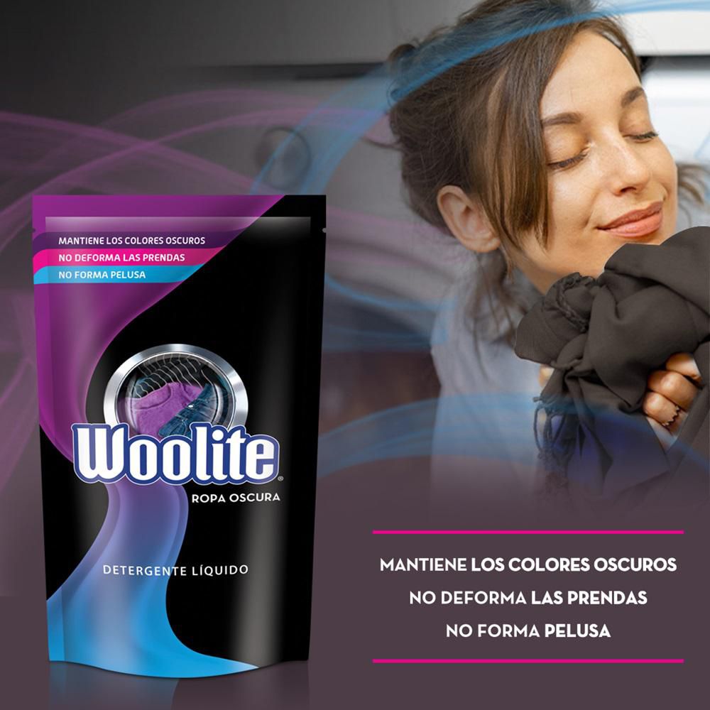 Detergente líquido WOOLITE ropa oscura (1800  ml) img #2