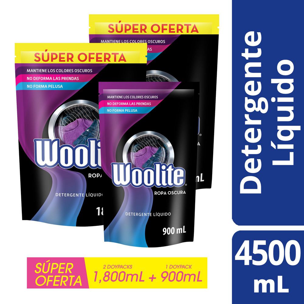 Detergente líquido WOOLITE ropa oscura (2700  ml) img #1