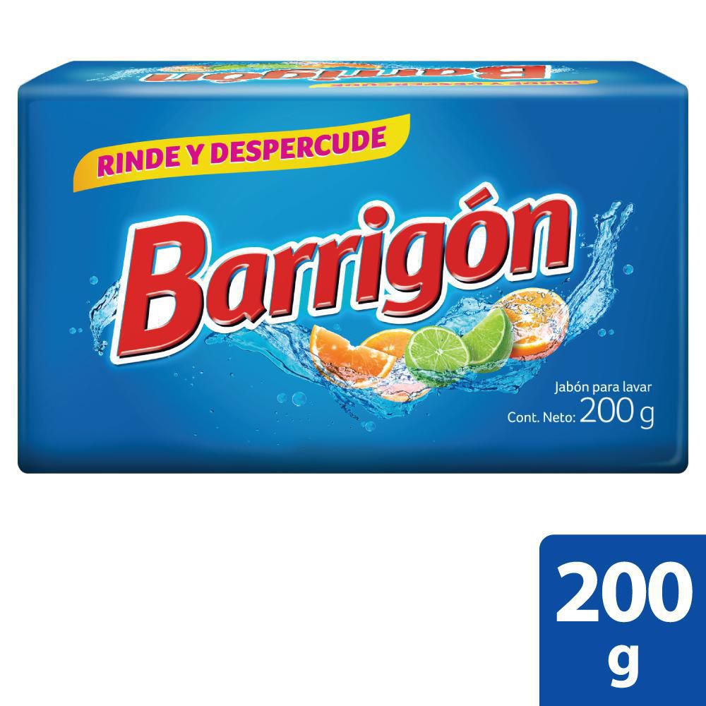 Jabón de barra BARRIGON azul rinde y despercude (200  gr) img #1