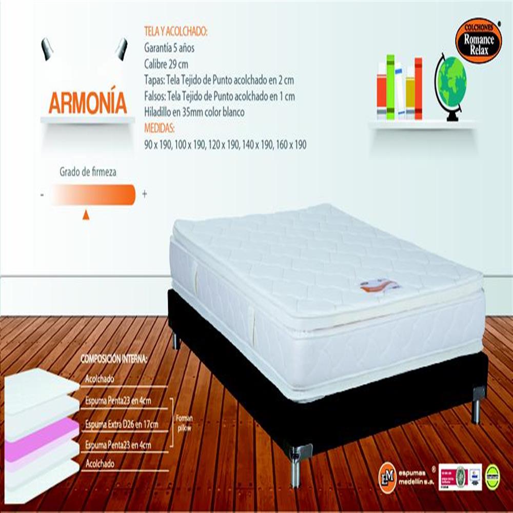 Colchon Armonia 140 x 190 x29 img #2