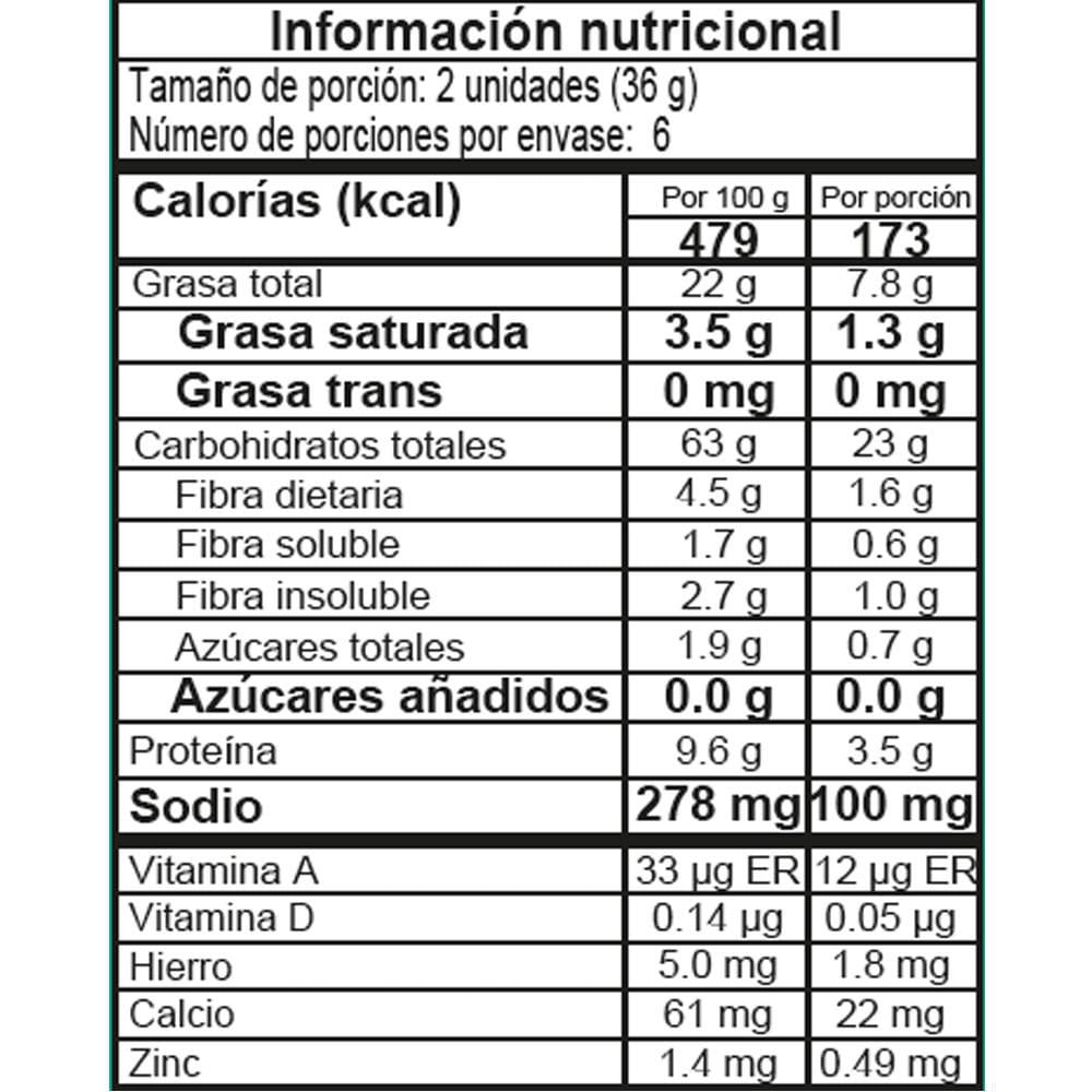 Galletas KALÁ avena, quinua y nuez (216  gr) img #2