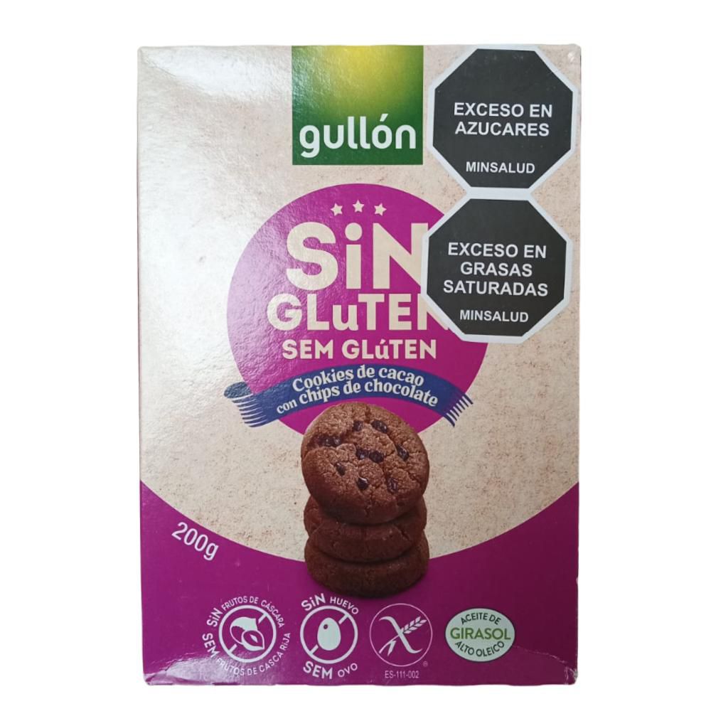 Galletas GULLON de cacao con chips de chocolate (200  gr) img #1