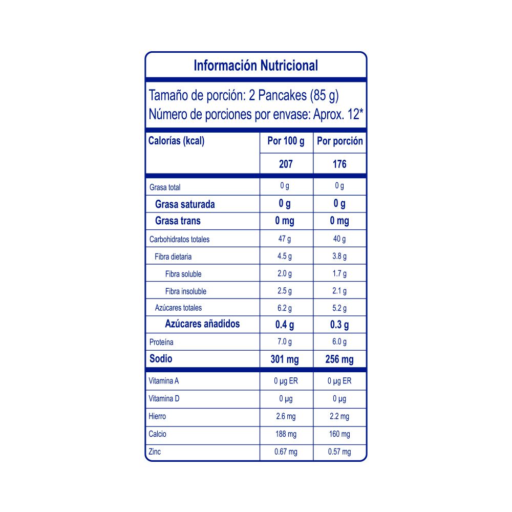 Mezcla para pancakes y waffles HAZ DE OROS line (600  gr) img #2