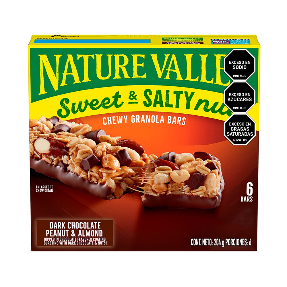 Granola NATURE VALLEY MARCA EXCLUSIVA barra nueces dulces y saladas (210  gr) img #1