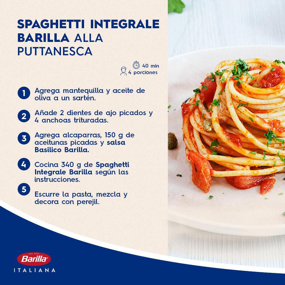 Pastas BARILLA MARCA EXCLUSIVA spaghetti integral (500  gr) img #2