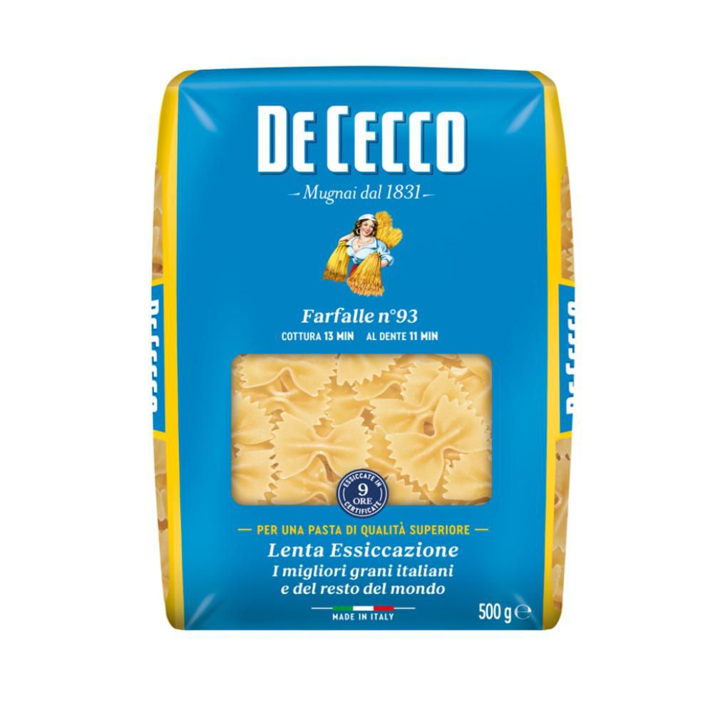 Pastas DE CECCO farfalle (500  gr) img #1