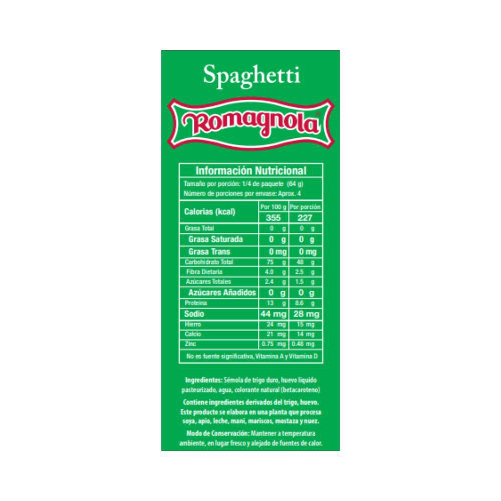 Pastas ROMAGNOLA spaghetti artesanal (250  gr) img #3