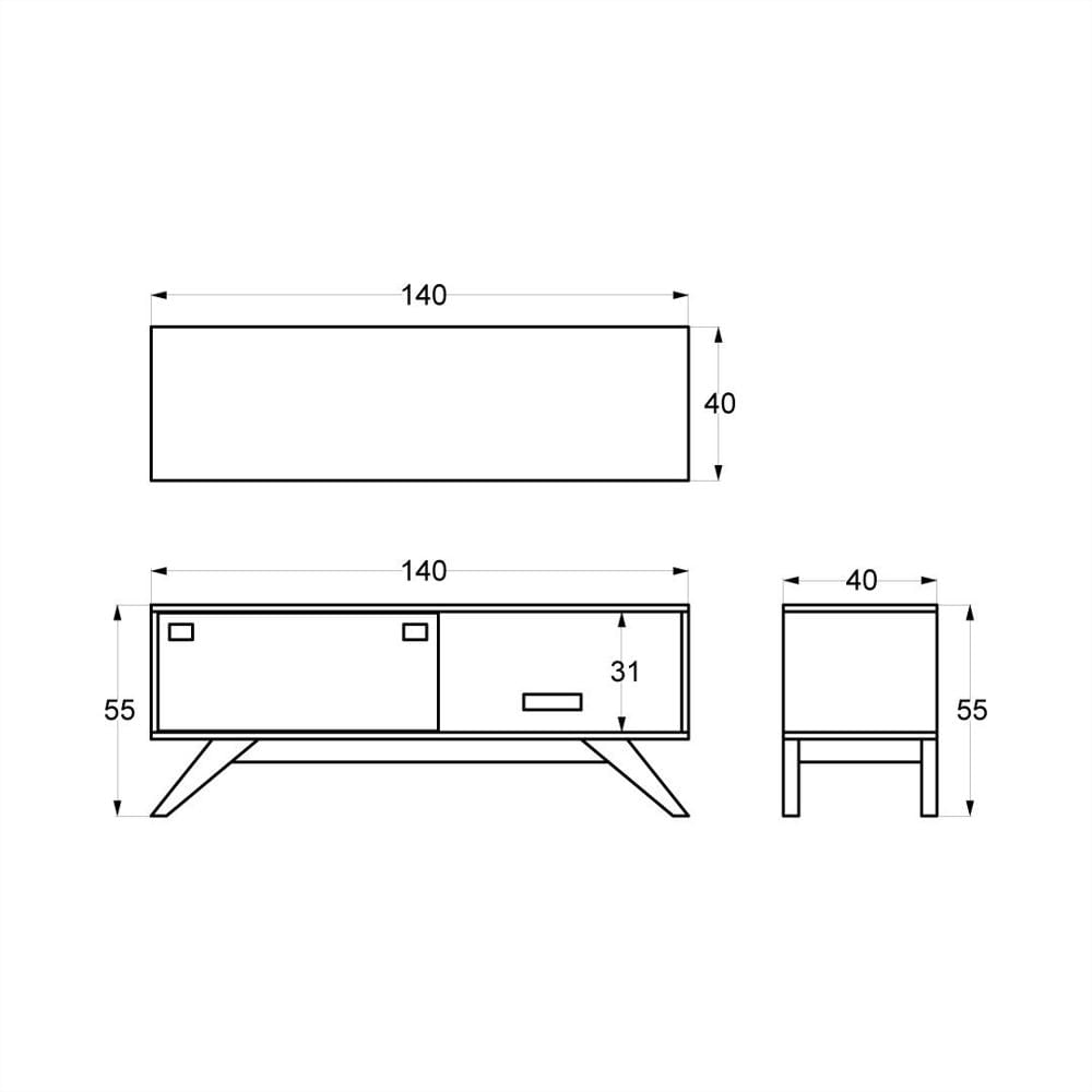 Centro De Entretenimiento Con Color Y Estantes Gris img #5
