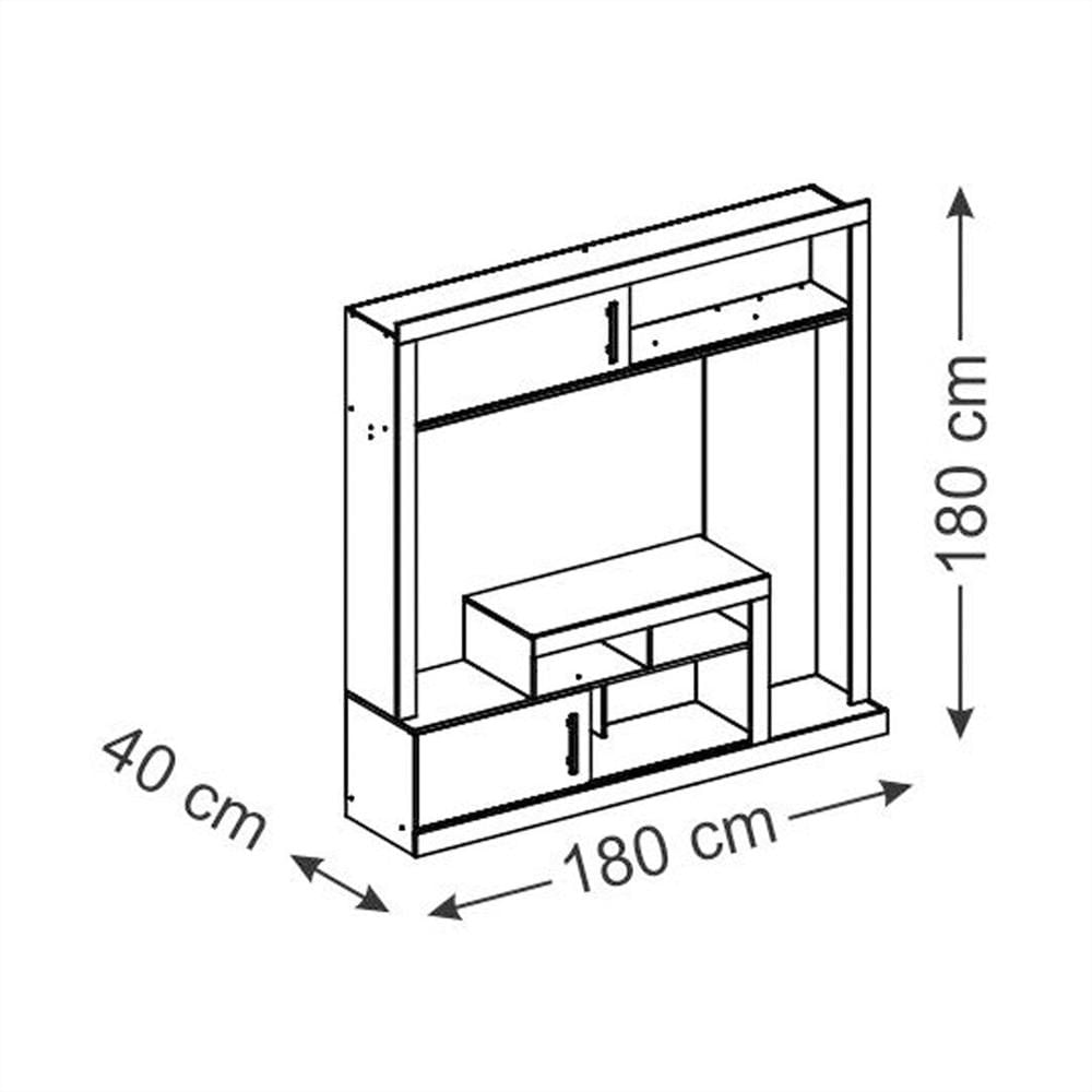 Centro De Entretenimiento Para Pantalla De Hasta 55 Pulgadas Wengue img #2