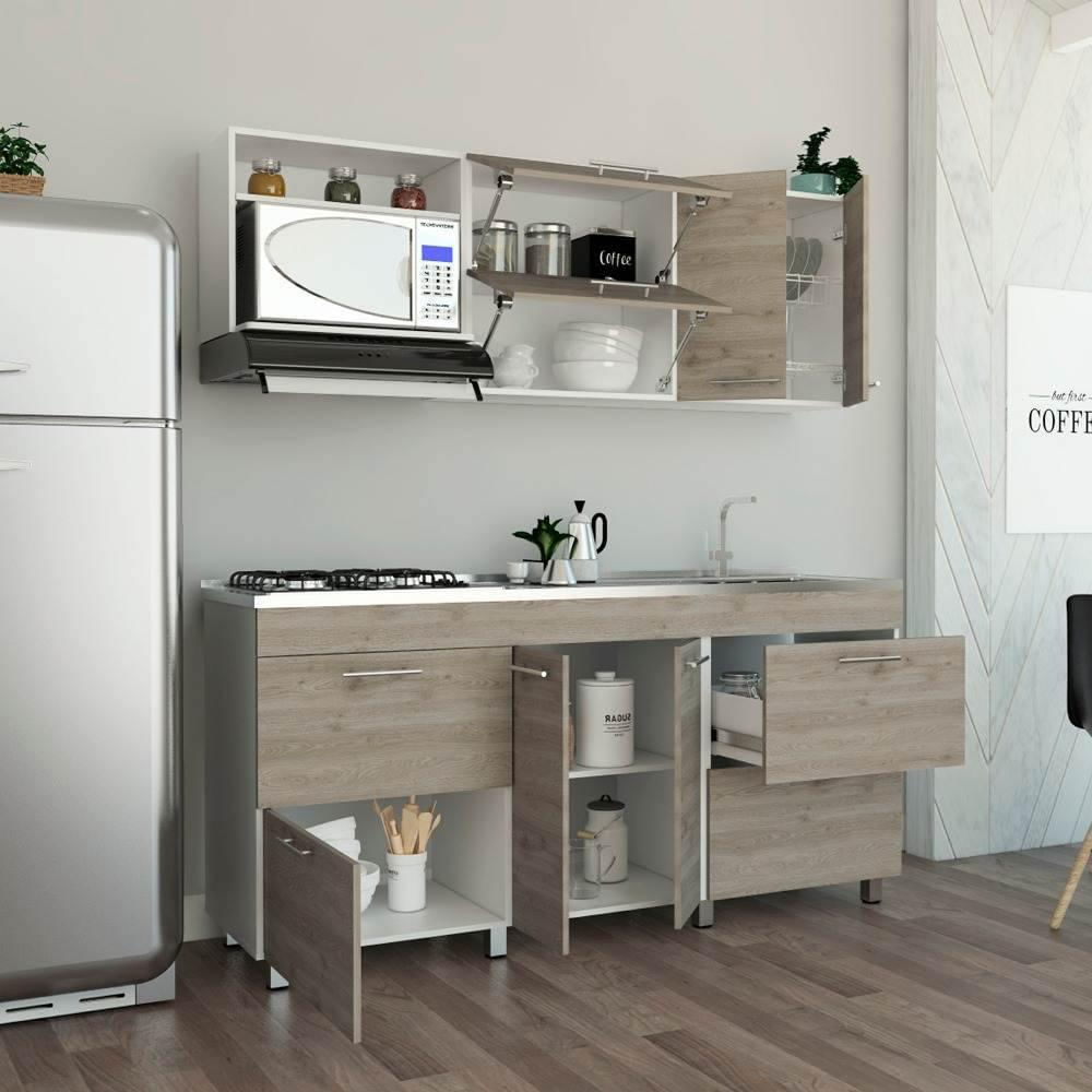 Cocina Integral San Andrés De 1,60M Con Mesón Blanco img #4